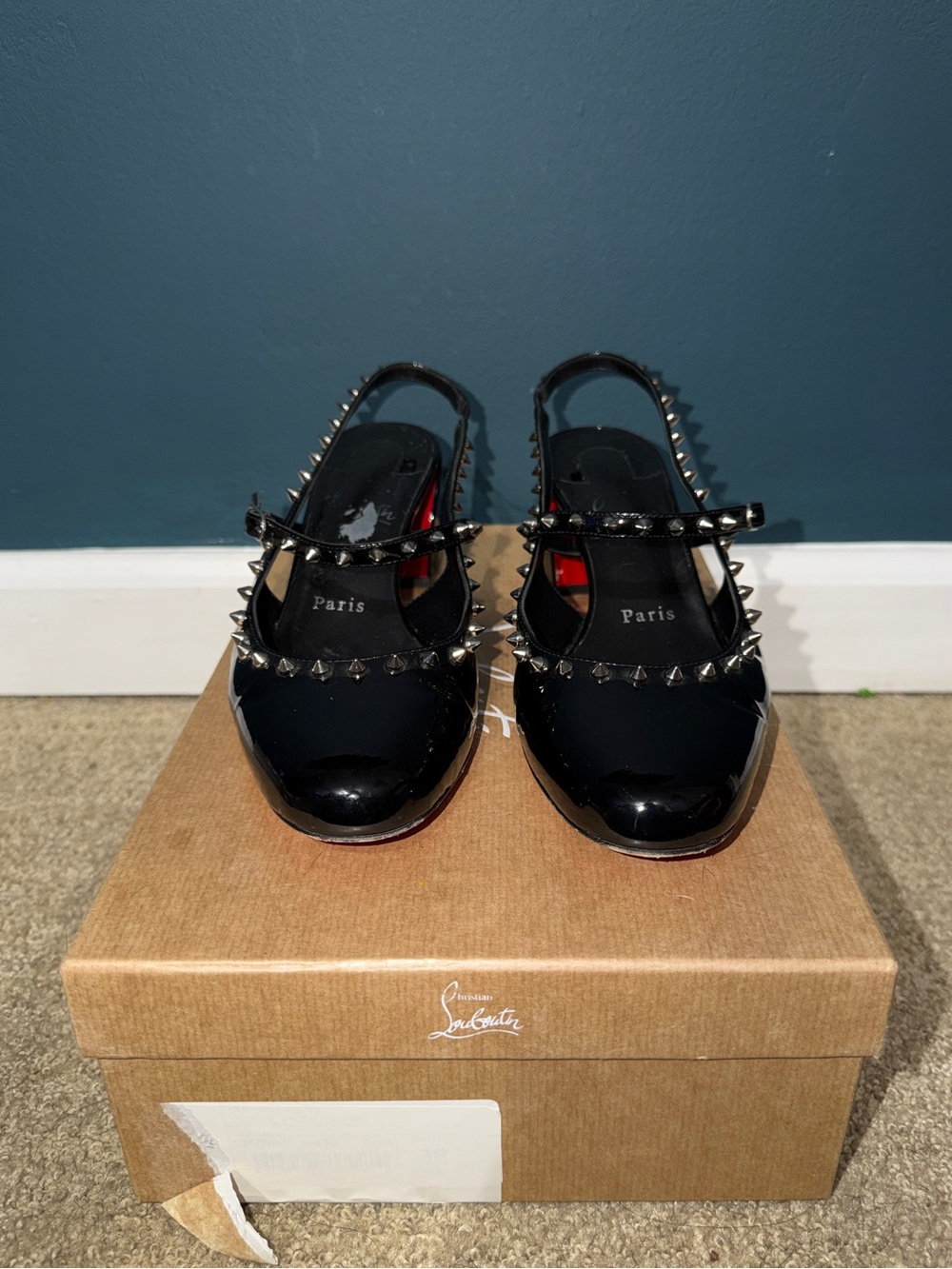 *AUTHENTIC* Christian Louboutin Slingback Pump - Picture 2 of 8